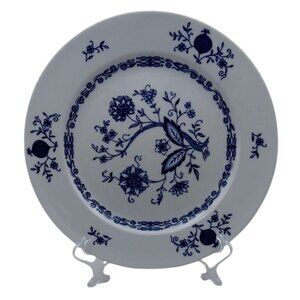 Vintage Seltmann Weiden Christina Porcelain Plate Blue Rose Dresden Classic